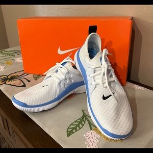 Nike Acalme Women’s Size 8 White Blue Sneakers AQ7459 103